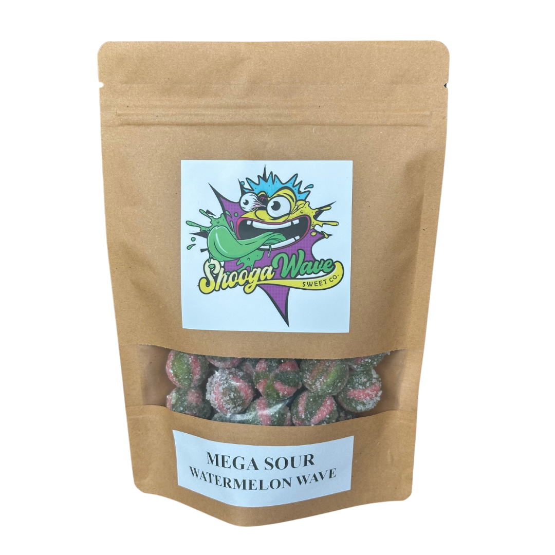Shooga Wave Mega Sours Candy - Watermelon Wave