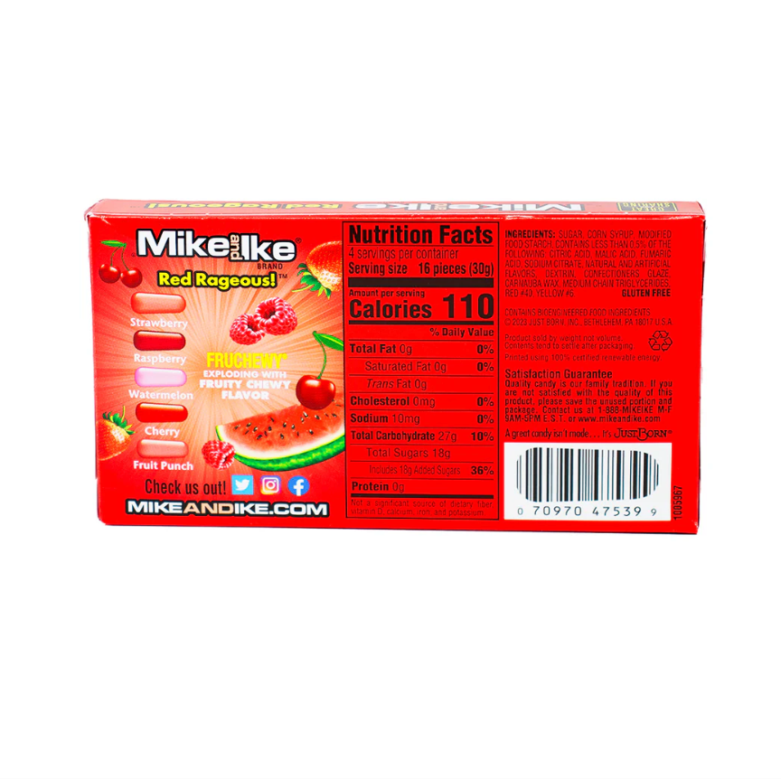 Mike and Ike Red Rageous Theatre Pack (120g)